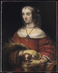 Portrait of a Lady with a Lap Dog